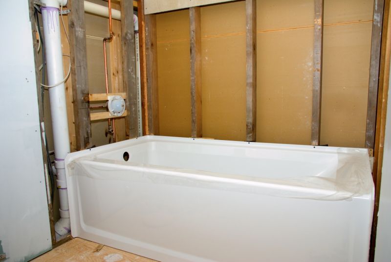 Bathroom renovation underway